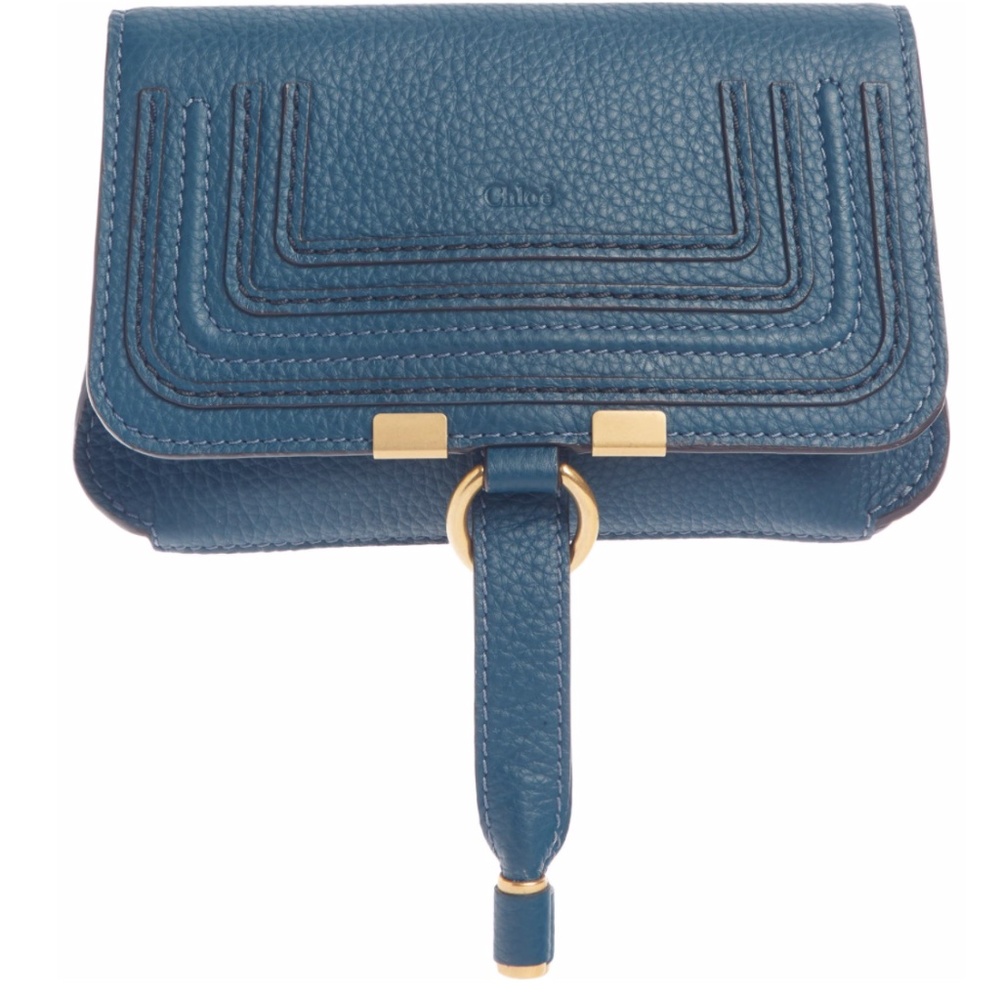 New Chloé Marcie Convertible Belt Bag in Navy Ink! - Picture 1 of 16